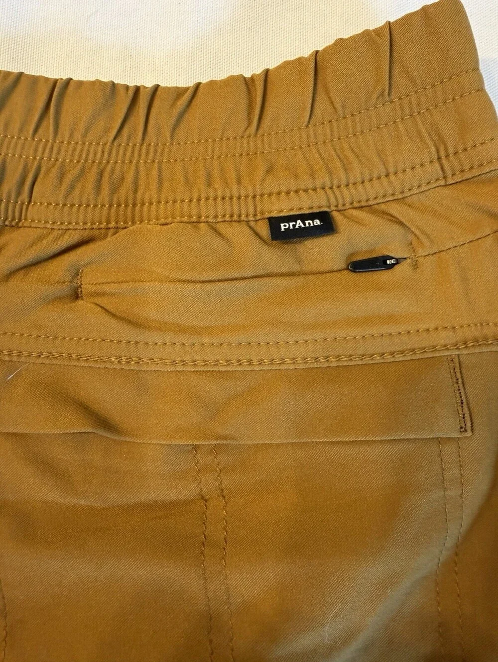 prAna Halle E-Waist Short II Womens 12 Bronze 3” Hiking Travel NWT $75